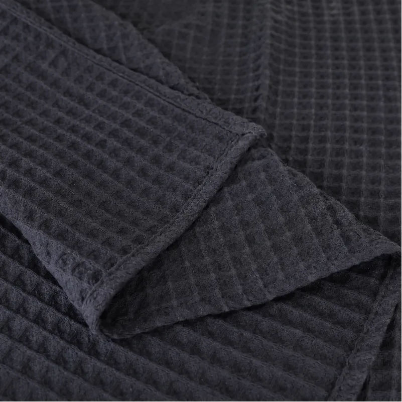 Детский плед №012 Pure Waffle Black Фото - 6