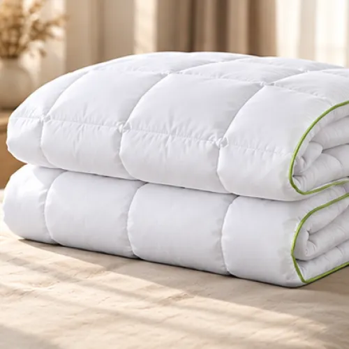Ковдра антиалергенна зимова №2000 "Ecosilk" мікросатин - 4