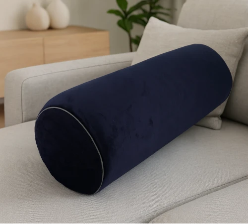 Подушка-валик №8493 Velvet Line 28-0006 Navy blue