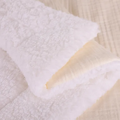 Детский плед №081 Teddy Muslin Milk - 2