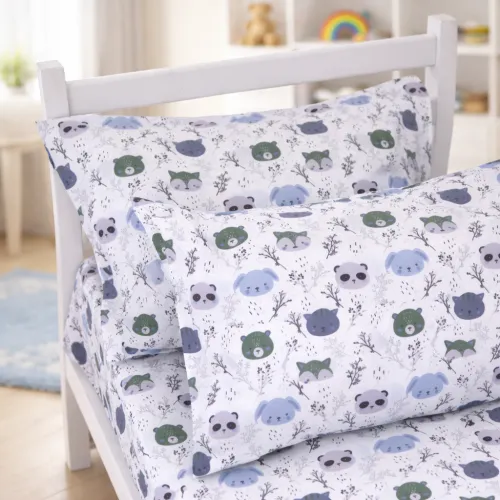 Наволочка Бязь 17-0933 Panda Friends