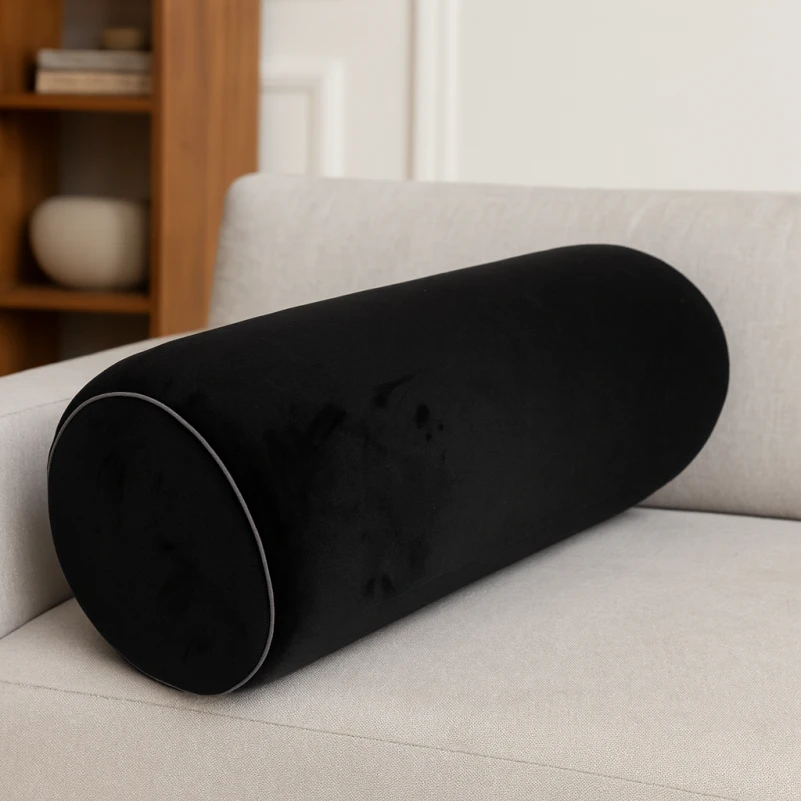 Подушка-валик №8494 Velvet Line 28-0007 Black