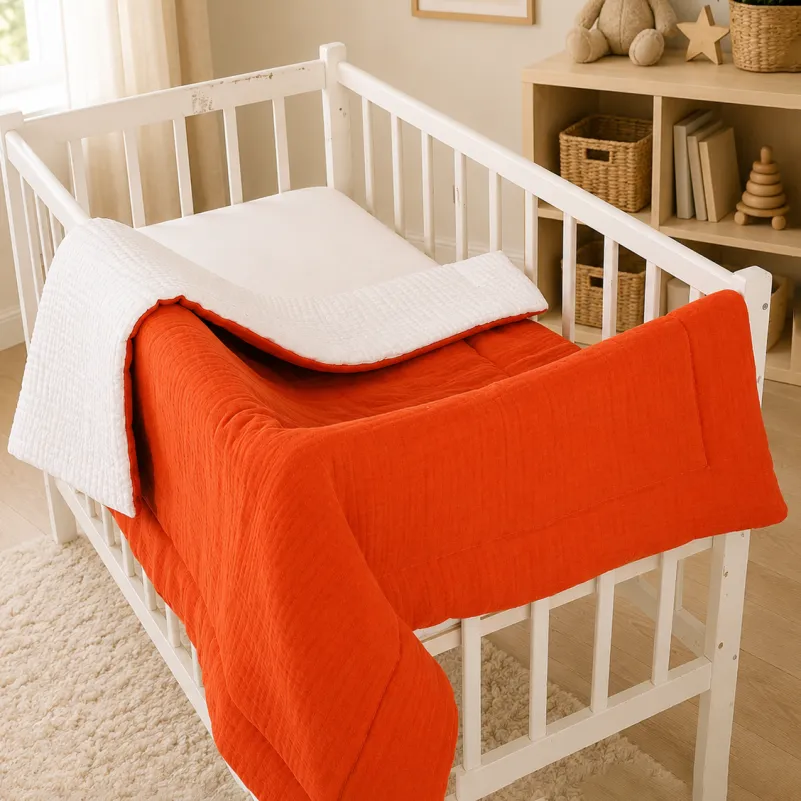 Детский плед №022 Baby Harmony Terracotta