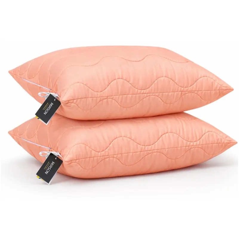 Набір Вовняний Супер Теплий Eco Light Coral №1750 (ковдра + подушки 50*70 середні) - 6