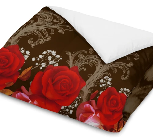 Одеяло бамбуковое зимнее №3540-1 Print Line (100% поліестер) Cuneo Black Friday