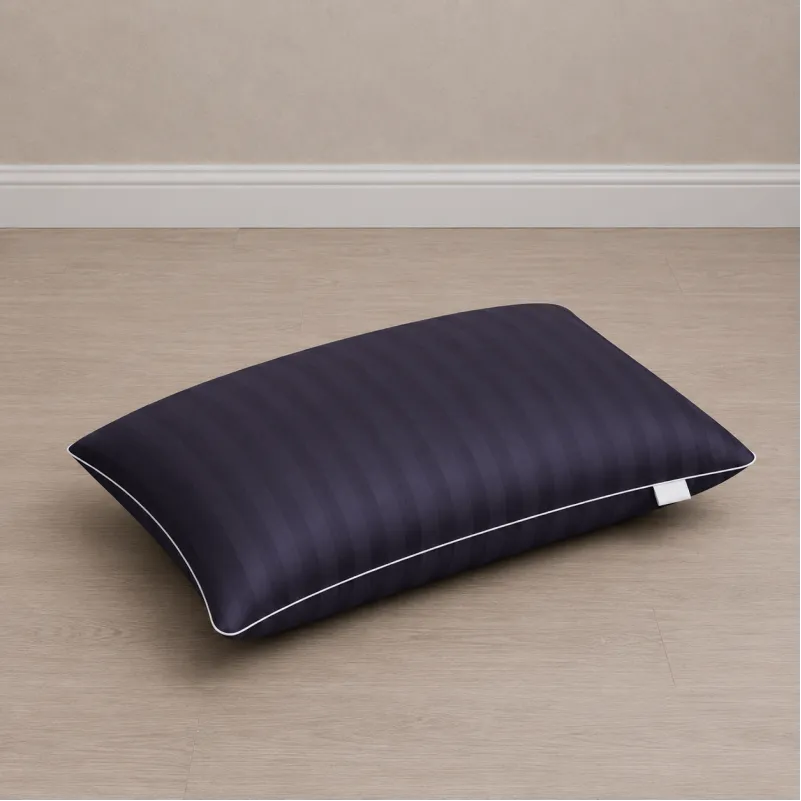 Наволочка №10030 Satin Stripe 30-0021 Dark Blue