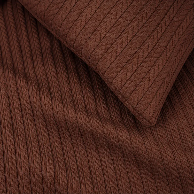 З'ємний захисний чохол на подушку №10-02 Arrowline Brown 100% бавовна