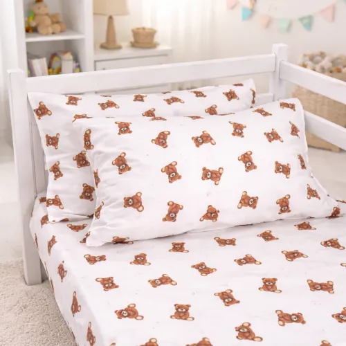 Наволочка Бязь Kids Time 17-0935 Mini Bear
