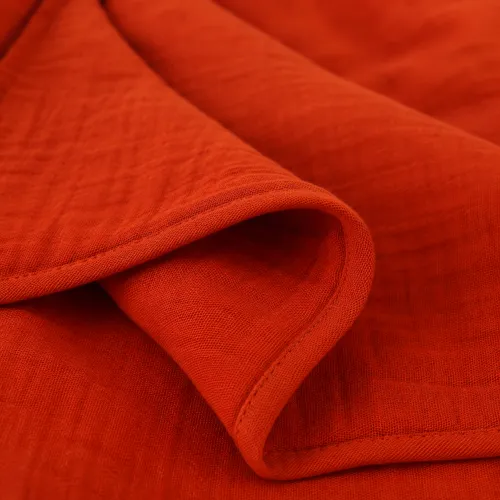 Дитячий плед №003 Pure Muslin Terracotta - 2