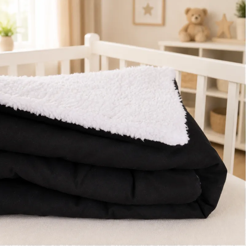 Дитячий плед №076 Teddy Flannel 002 Black - 4
