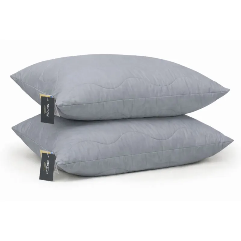 Набір антиалергенний з Тенсель Супер Теплий Eco Light Gray №9041 (ковдра + подушки 50*70 середні) Фото - 7