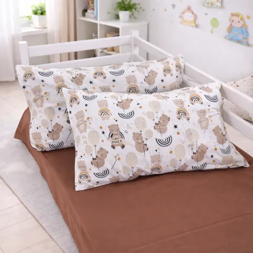 Наволочка Бязь Kids Time 17-0918 Tiny Teddy