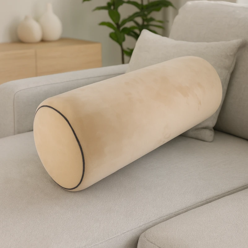 Подушка-валик №8491 Velvet Line 28-0004 Cream