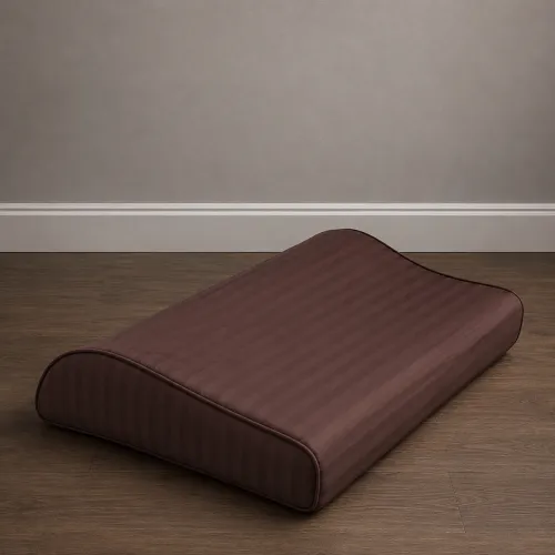 Наволочка №10016 Satin Stripe 30-0006 Dark Brown - 1