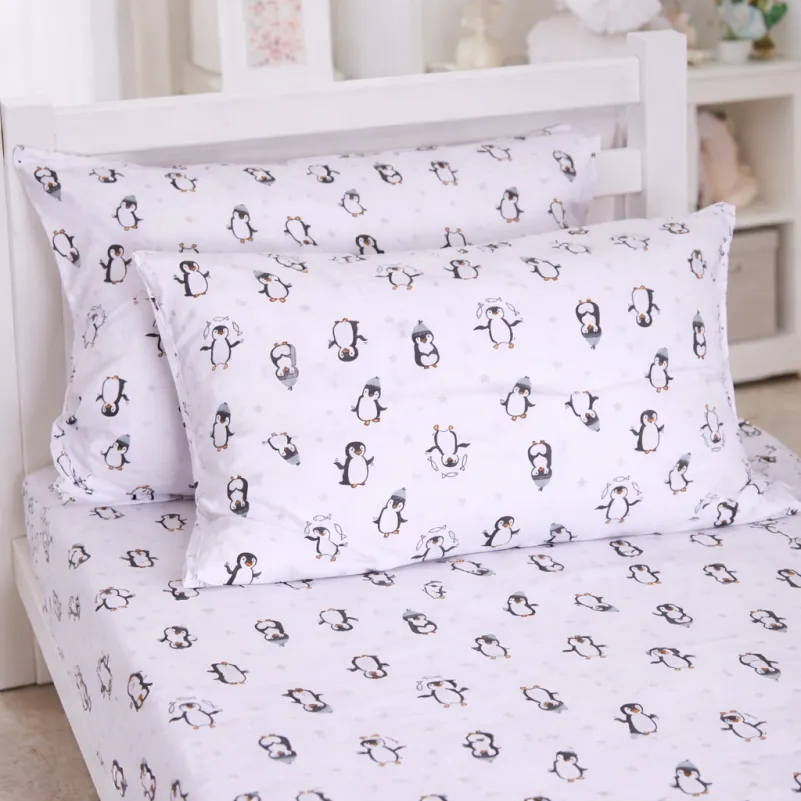 Наволочка Бязь Kids Time 17-0929 Sweet Penguin