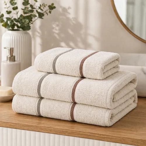 Полотенце №418 UltraComfort Beige - 2