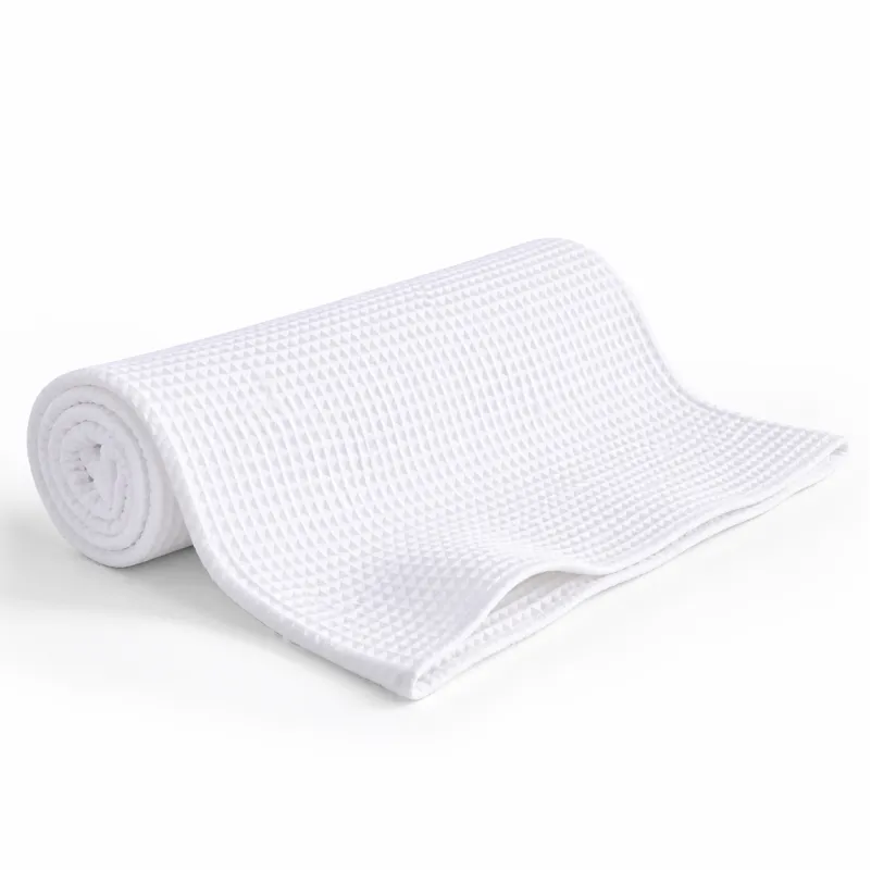 Полотенце вафельное №001 White - 1